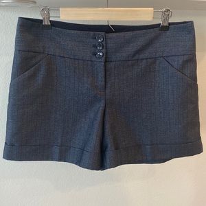 The Limited Women's Dark Gray Cassidy Fit Cuffed Dressy Shorts